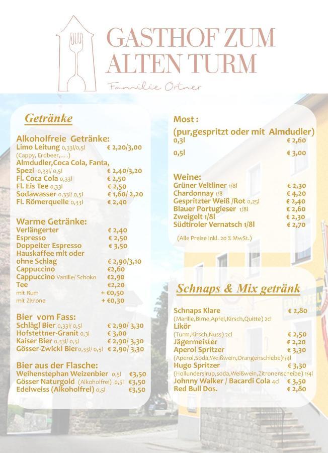 Haslach an der Mühl Gasthof 'Zum Alten Turm' מראה חיצוני תמונה